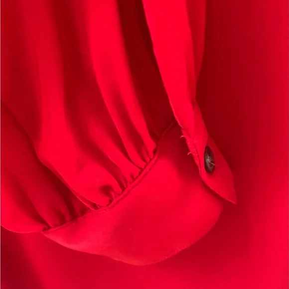 Lauren Ralph Lauren Red Blouse - Picture 3 of 5